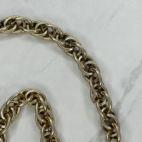 Lightweight Gold Tone Chain Belt XS/Small (XS/S) ✨ - Picture 7 of 9